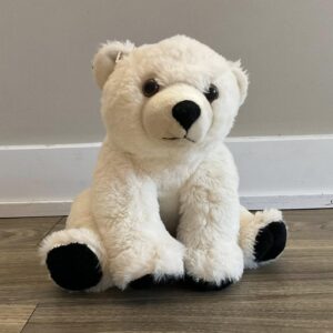 Frosty Polar Bear Stuffed Animal